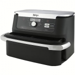 Ninja AF500EU fryer Double 10.4 L Stand-alone 2470 W Hot air fryer Black, Stainless steel AF500EU