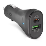 Sbs SBS, USB-A, USB-C, 25 W, black - Car charger TECRPD25W