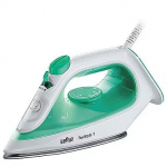 Braun TexStyle 1, White/Green 0127407002 SI1040.GR