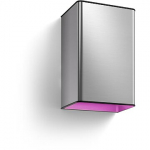 Philips WCA Resonate Outdoor Wall Lantern, Inox | 8 W | 2000-6500 Hue White Colour Ambiance 8718696174395