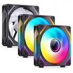 Jonsbo ZL-120BR ARGB, Reverse Blade, 3-Pack, Black ZL-120BR