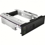 Raidsonic Icy Box Trayless Mobile Rack for 3.5'' SATA/SAS HDD, Black IB-166SSK-B