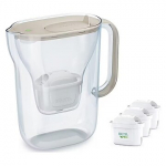 Brita Style Essential water filter jug 2.4l + 3 cartridges, sand Style Essential piaskowy + 3 wk?ady