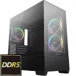 TopPC Intel Core i5 Gen14 (DDR5) Compact GMNG, 750W, 32GB (2x16) DDR5, GeForce RTX 5060 Ti (16GB) DATK406-1398536