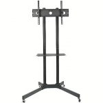 Techly Floor Trolley with Shelf, 30-65" 309982