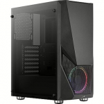 AeroCool Zauron, ARGB, Tempered Glass, Black AEROPGSZAURON-FRGB-G