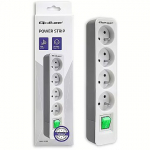 Qoltec 50288 Power strip 4 sockets 1.8m 50288