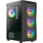 Aerocool Falcon V2, Black, Tempered Glass ACCM-PV41142.11
