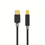 Nedis USB-A 2.0 to USB-B, 3m CCBW60100AT30