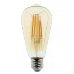 Blaupunkt LED lamp E27 ST64 Amber Filament A60 806lm 2300K BLAUPUNKT-FA-E27-8-WW