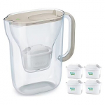 Brita Style Essential water filter jug 2.4l + 4 cartridges, sand Style Essential piaskowy + 4 wk?ady