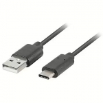Lanberg USB-A to USB-C, Quick Charge 3.0, 1.8m CA-USBO-20CU-0018-BK