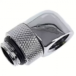 Alphacool Eiszapfen L-connector rotatable G1 / 4 AG to G1 / 4 IG, Chrome 17249