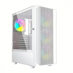 Gembird Fornax 4000, Tempered Glass, White CCC-FC-4000W