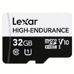 Lexar High Endurance, microSDHC, 32GB LMSHGED032G-BCNNG