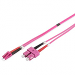 Digitus Fiber Optic Multimode Patch Cord, OM4, LC/SC, 5m DK-2532-05-4