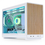 Lian Li A3-mATX, Tempered Glass, White (Wood Edition) A3W-WDG