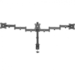 Deltaco Triple Desk Mount, 13-27'' ARM-0301-B