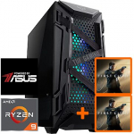 TopPC AMD Ryzen 9 Gaming Powered by ASUS, Ryzen 9 5950X, 32GB (2x16) DDR4, GeForce RTX 5090, 2TB NVMe Gen4, no OS DATK231-1394038