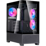 Silverstone Lucid 05, Tempered Glass, Black SST-LD05-B-ARGB