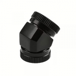 Phanteks Glacier Hard-Tube Adapter 2x 12mm 45 Degree, Black PH-A45_BK_12