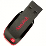 Sandisk Cruzer Blade, 16GB, Black & Red SDCZ50-016G-B35