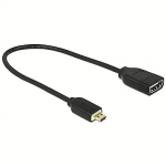 Delock HDMI to MicroHDMI, 0.2m 65687