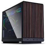 Lian Li A3-mATX, Tempered Glass, Black (Wood Edition) A3X-WDG