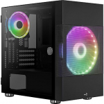 Aerocool Atomic, Tempered Glass, Black ACCS-PV26023.11