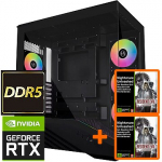 TopPC Intel Core Ultra 9 Creative, 1000W+ Modular, Core Ultra 9 285K, 64GB (2x32) DDR5, GeForce RTX 5080, 2TB NVMe Gen5 DATK392-1273239