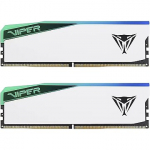 Patriot Viper Elite 5 RGB White (EXPO + XMP), DDR5, 32GB, 6000MHz, CL30, Kit of 2 PVER532G60C30KW