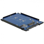 Delock 2.5'' SATA 22 Pin to M.2 NGFF with Enclosure 62688