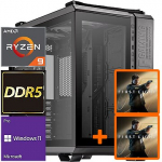 TopPC AMD Ryzen 9 (Zen 4) TUF Gaming Powered by ASUS, 32GB (2x16) DDR5, GeForce RTX 5090, 2TB NVMe Gen4, Windows 11 Pro DATK319-1394039