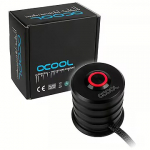 Alphacool Power button, 19mm, Illuminated Red, Deep Black 1014950