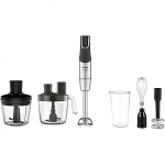Tefal hand blender set Infinity Force Pro 5in1, Black/Stainless steel HB95LD38