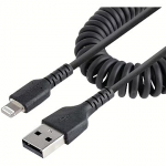 Startech USB-A to Lightning, Coiled, 0.5m RUSB2ALT50CMBC