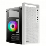 AeroCool CS-109 V1, White, Tempered Glass AEROPGSCS-109G-WT-V1