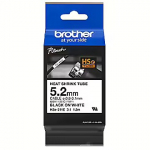 Brother HSe-211E Heat shrink tube (5.2 mm) Black/White HSe211E