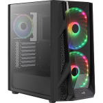 Aerocool NightHawk Duo, Tempered Glass, Black ACCM-PB20033.11