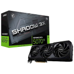 MSI GeForce RTX 5070 Ti, 16GB GDDR7, SHADOW 3X OC (DLSS 4) V531-085R
