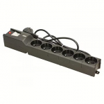 Lestar LX610, 6 Sockets, 1.5m, Black 1966004673