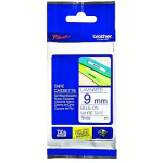 Brother TZE223 9 BLUE ON WHITE TZE223