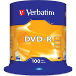 Verbatim  DVD-R AZO Verbatim 4.7GB 16x 100 Pack Spindle 43549V