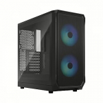 Fractal Design Focus 2, Black, RGB, Tempered Glass Clear Tint FD-C-FOC2A-03