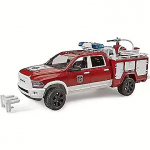 Bruder RAM 2500 fire engine with light and sound, model vehicle 02544