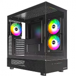 Montech XR, Tempered Glass, Black XR (B)