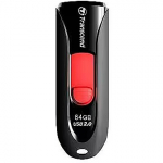 Transcend JetFlash 590, 64GB, Black/Red TS64GJF590K