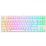 Rampage Rampage mechaniczna TKL GHOST Huano Red Switch biała KB-R136