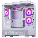 Phanteks XT View Matrix, Tempered Glass, White PH-XT523VM1_DWT01