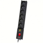 Lestar LX 610, 6 Sockets, 3m, Black 1966004680
